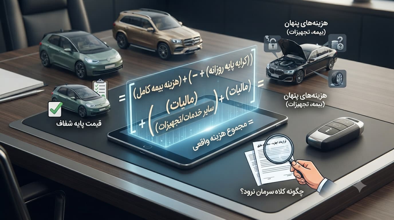 فرمول مخفی رنت کارها؛ هزینه اجاره خودرو چگونه محاسبه میشود و چطور کلاه سرمان نرود؟